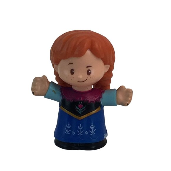 Fisher Price Little People Disney Frozen Elsa Anna Kristoff Figures Lot of 3 - Picture 10 of 13